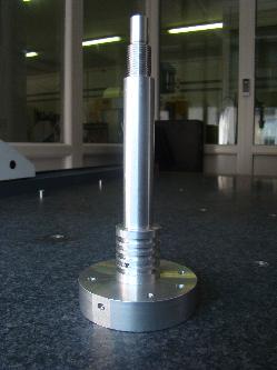 Turned aluminium part